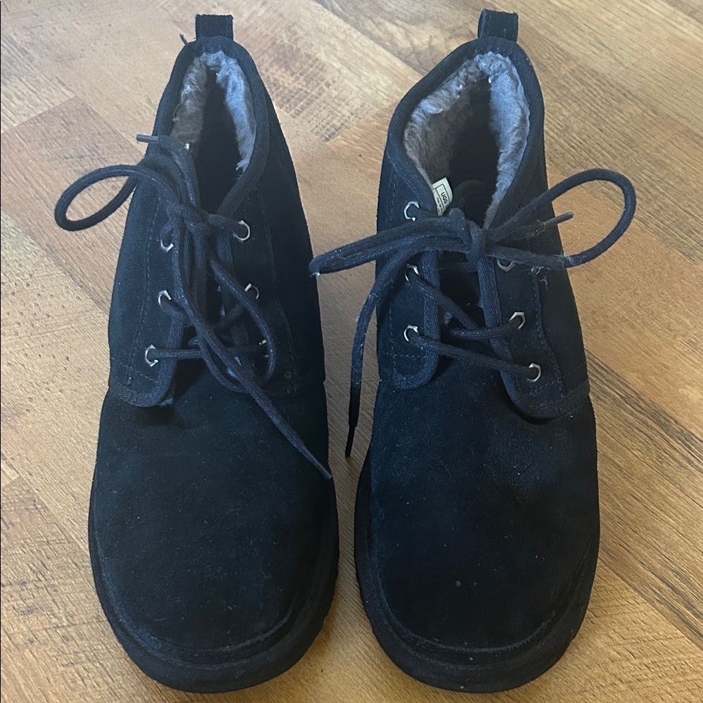 EUC UGG Black Neumal Boots Size 12